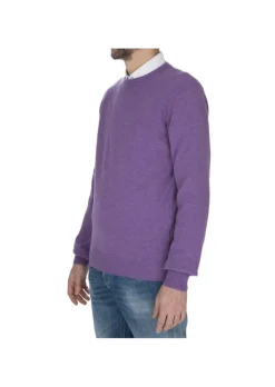 WOOL & CO WOOL & CO | RUNDHALSPULLOVER LILA Best