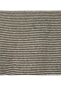 WOOL & CO WOOL & CO | T-SHIRT FEINEN STREIFEN GRÜN WEIß New