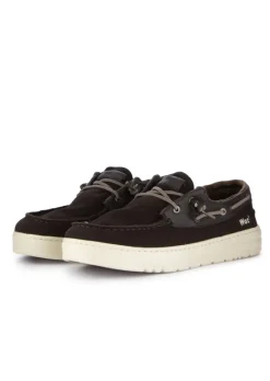 WOZ? | FLACHE SCHUHE JAMES-GRIP SUEDE DUNKELBRAUN New