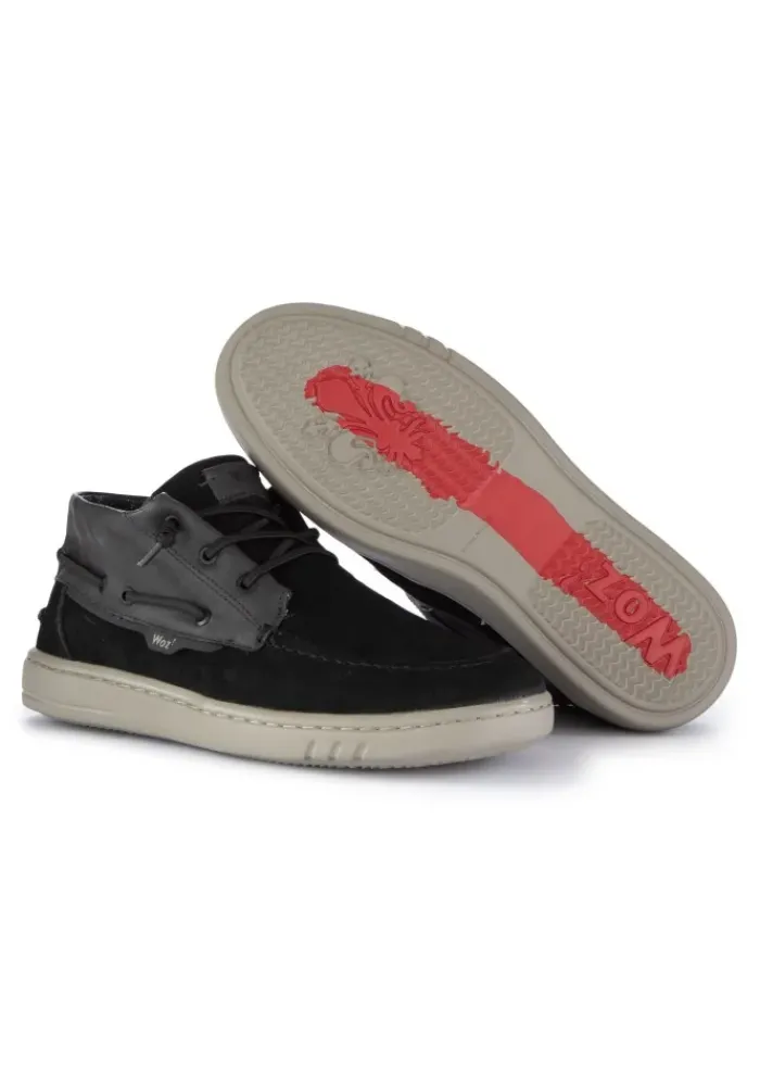 WOZ? | SCHNÜRSCHUHE SAM NABUCK SCHWARZ Sale