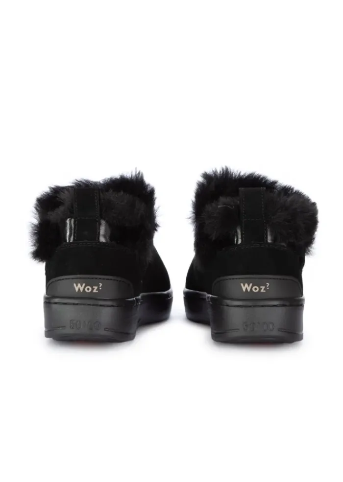 WOZ? | STIEFELETTEN ASPEN WILDLEDER SCHWARZ Hot