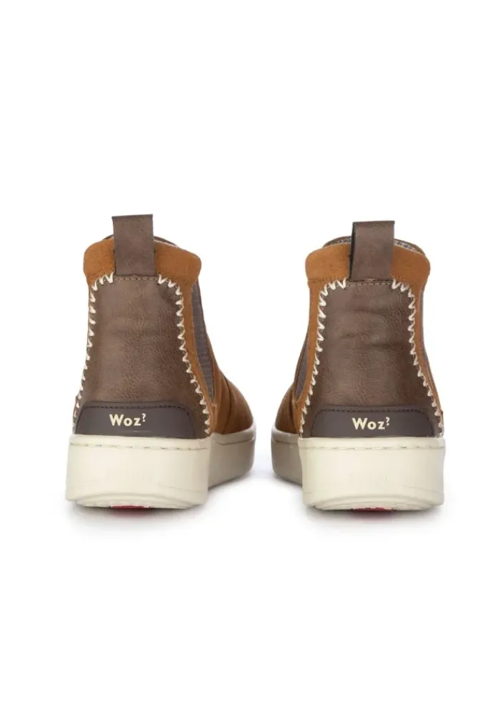 WOZ? | STIEFELETTEN OLIVIA SUEDE LEDER BRAUN Discount