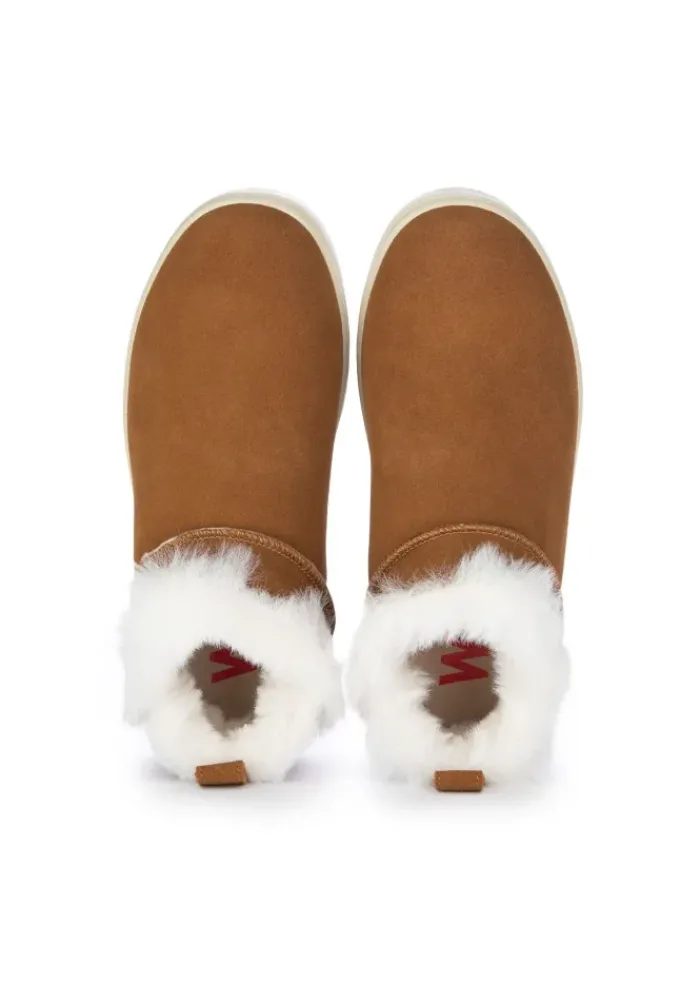 WOZ? | STIEFELETTEN WILDLEDER BRAUN Hot